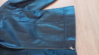 Chaqueta de cuero Basement Talla M