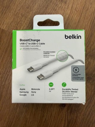 Cable Belkin USB-C a USB-C BoostCharge