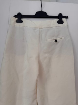 Pantalón ancho Mango blanco