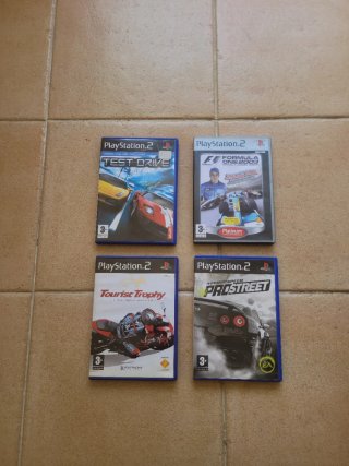 PlayStation 2 Fat + mando + cables + 4 juegos