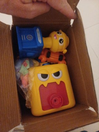 Juego de globos con lanzador