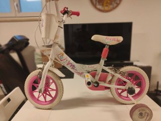 Bicicletta bambina 12 pollici rosa