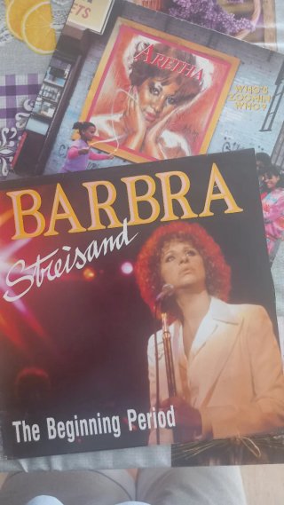 Lote Vinilos Barbra Streisand y Aretha