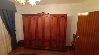 Dormitorio completo madera oscura