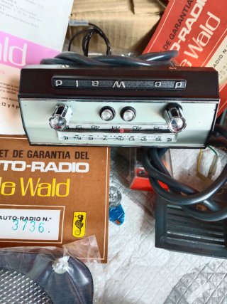 Radio De Wald Coches Clásicos Antiguos