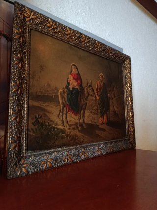 Cuadro religioso antiguo