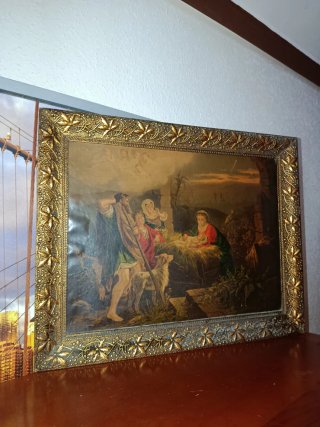 Cuadro religioso antiguo