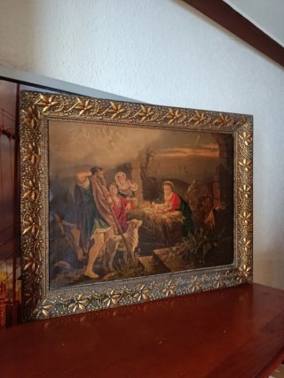 Cuadro religioso antiguo