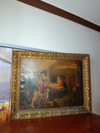 Cuadro religioso antiguo