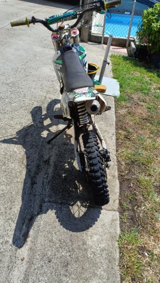 Pit Bike Malcor 125cc Motocross Verde/Blanco