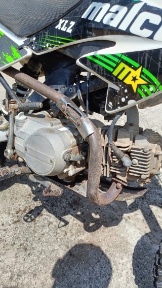 Pit Bike Malcor 125cc Motocross Verde/Blanco