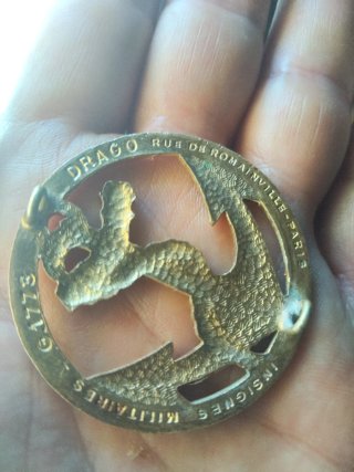 Insignia militar Marina Francesa bronce 1950/60