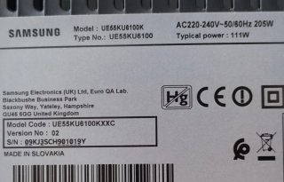 TV Samsung 55 Curva Smart TV CON GARANTIA