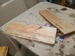 BALDAS DE MADERA NATURAL