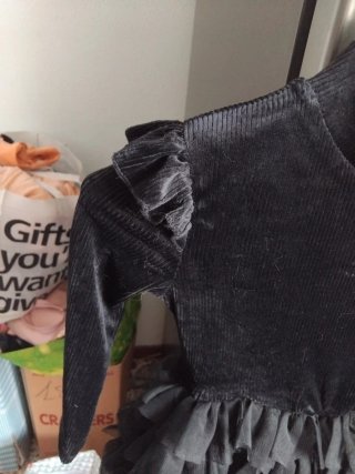 Abito bambina maniche lunghe 2-3 anni