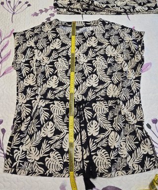 Conjunto Cortefiel Pantalón y Blusa Estampado