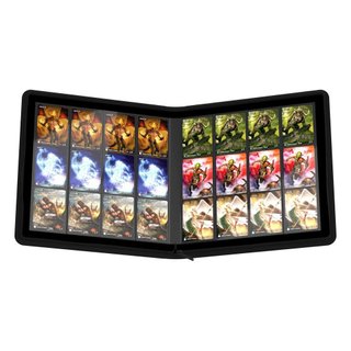 Álbum Zipfolio Ultimate Guard 12 Bolsillos Negro