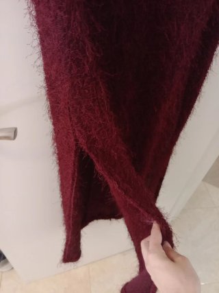 Vestido largo rojo