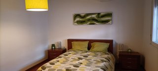 Cama Matrimonio Diseño Madera Cerezo