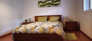 Cama Matrimonio Diseño Madera Cerezo