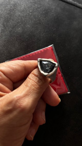 Anillo Uno de 50 Cristal Gris