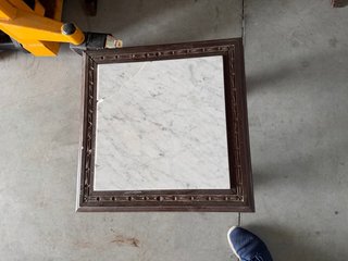 2 Mesas Madera y Mármol
