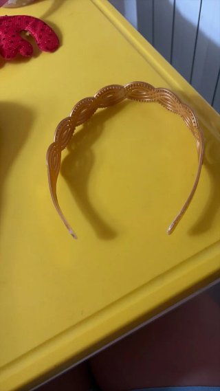 Cerchietto bambina oro