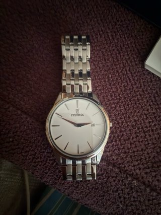 Reloj Festina Classic Plata y Blanco