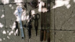 Lote Herramientas: Llave, Alicates, Tijeras, Limas