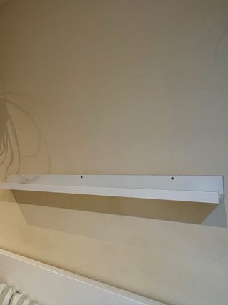 Estante Blanco IKEA MOSSLANDA 115 cm