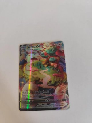 Carta Pokémon Snorlax VMAX 340 HP Gigadesplome