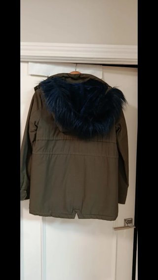 Abrigo verde Formula Joven Talla L