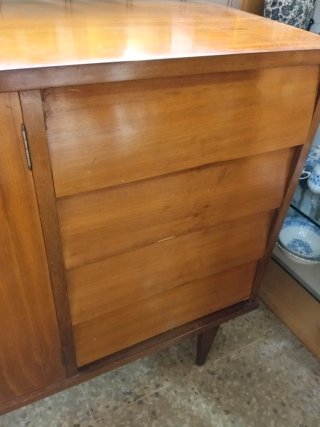 Mueble aparador madera Mid  Century Record Pemsa