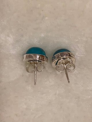 Pendientes Tous Turquesa Plata