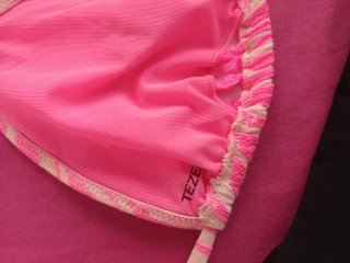 Bikini Tezenis Talla M Cebra Rosa y Negro