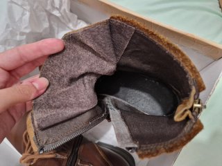 Botas de cordones marrones