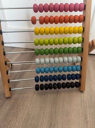 Juego de ábaco de madera