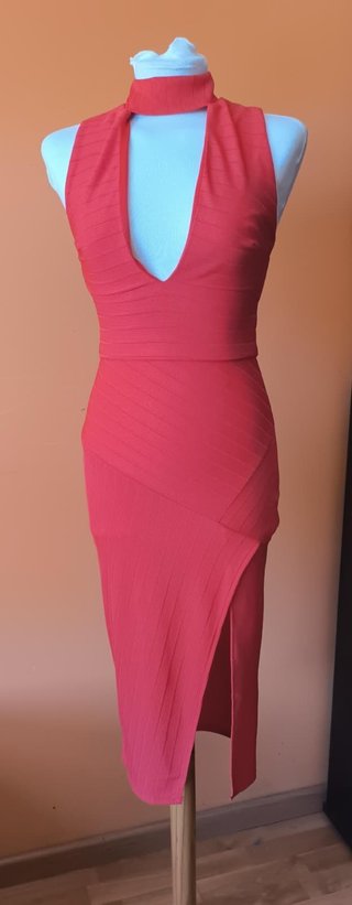Vestido Bandage Coral ASOS Talla 34