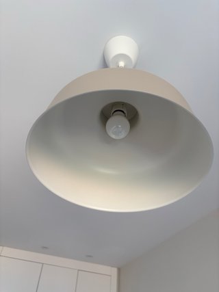 Lámpara de techo moderna madera y beige
