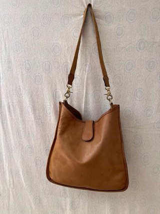Borsa stile Evelyne in pelle marrone