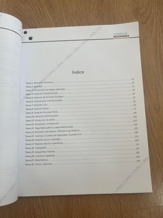 Libro resumen Guardia Civil academia depol
