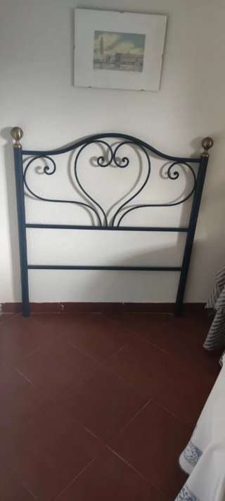 4 cabeceros de cama 90cm dorados