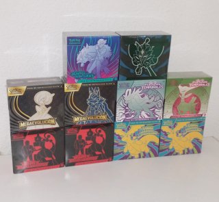 10 Cajas de Entrenador Élite cartas Pokémon