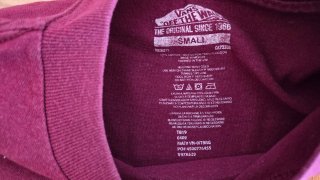 Camiseta Vans Off The Wall Talla S