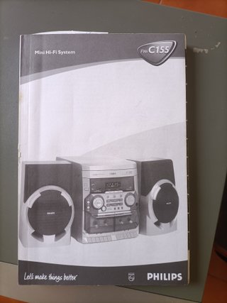Minicadena Philips FW-C155 CD/Radio