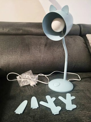Lámpara infantil con orejas intercambiables