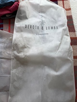 Vestido de Comunión Blanco, guantes y can can!!!!