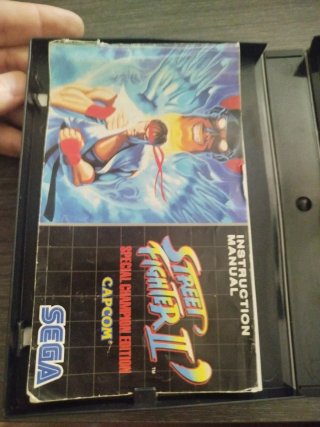 Juego original completo megadrive street fighter 2