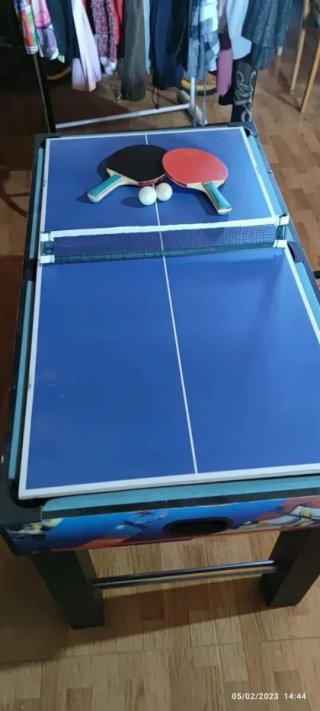 Futbolín Multiusos Azul