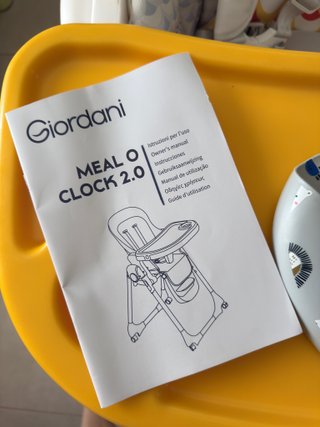 Trona Giordani Meal O Clock 2.0 + Regalos